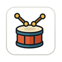 icon_entertainment_drum_transparent icon preview