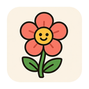 icon_entertainment_flower_cartoon icon preview
