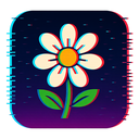 icon_entertainment_flower_digital_glitch icon preview