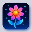 icon_entertainment_flower_futuristic icon preview