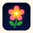 icon_entertainment_flower_glow_effect icon preview