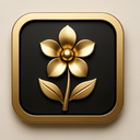 icon_entertainment_flower_metallic icon preview