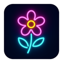 icon_entertainment_flower_neon icon preview