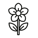 icon_entertainment_flower_outline icon preview