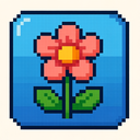 icon_entertainment_flower_pixel_art icon preview