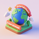 icon_entertainment_globe_3d_isometric icon preview