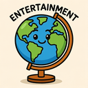 icon_entertainment_globe_cartoon icon preview