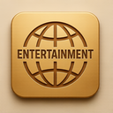 icon_entertainment_globe_embossed icon preview