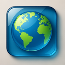 icon_entertainment_globe_glassy icon preview