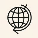 icon_entertainment_globe_thin icon preview