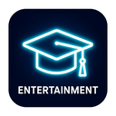 icon_entertainment_graduation_cap_glow_effect icon preview