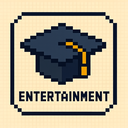 icon_entertainment_graduation_cap_pixel_art icon preview