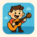 icon_entertainment_guitar_cartoon icon preview