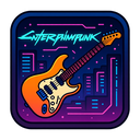 icon_entertainment_guitar_cyberpunk icon preview