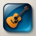 icon_entertainment_guitar_glassy icon preview