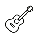 icon_entertainment_guitar_line_art icon preview