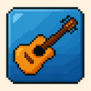 icon_entertainment_guitar_pixel_art icon preview