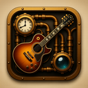 icon_entertainment_guitar_steampunk icon preview