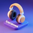 icon_entertainment_headphones_3d_isometric icon preview