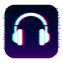 icon_entertainment_headphones_digital_glitch icon preview