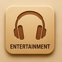 icon_entertainment_headphones_embossed icon preview