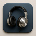 icon_entertainment_headphones_metallic icon preview