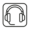 icon_entertainment_headphones_outline icon preview