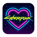 icon_entertainment_heart_cyberpunk icon preview