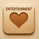 icon_entertainment_heart_embossed icon preview