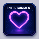 icon_entertainment_heart_futuristic icon preview