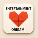 icon_entertainment_heart_origami icon preview