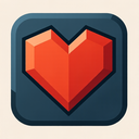 icon_entertainment_heart_sharp_edges icon preview