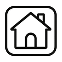 icon_entertainment_house_monochrome icon preview