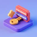 icon_entertainment_key_3d_isometric icon preview