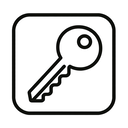 icon_entertainment_key_minimal_outline icon preview