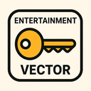 icon_entertainment_key_vector icon preview