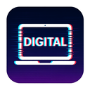 icon_entertainment_laptop_digital_glitch icon preview