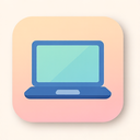 icon_entertainment_laptop_flat_pastel icon preview