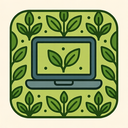 icon_entertainment_laptop_organic_pattern icon preview