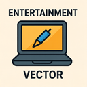 icon_entertainment_laptop_vector icon preview