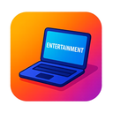 icon_entertainment_laptop_vibrant_colors icon preview