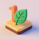 icon_entertainment_leaf_3d_isometric icon preview