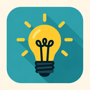 icon_entertainment_light_bulb_flat_design icon preview