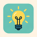 icon_entertainment_light_bulb_flat_pastel icon preview