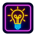 icon_entertainment_light_bulb_neon icon preview