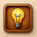 icon_entertainment_light_bulb_wooden icon preview