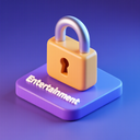 icon_entertainment_lock_3d_isometric icon preview