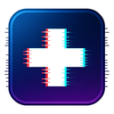 icon_entertainment_medical_cross_digital_glitch icon preview