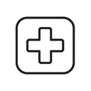 icon_entertainment_medical_cross_minimal_outline icon preview