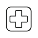icon_entertainment_medical_cross_outline icon preview